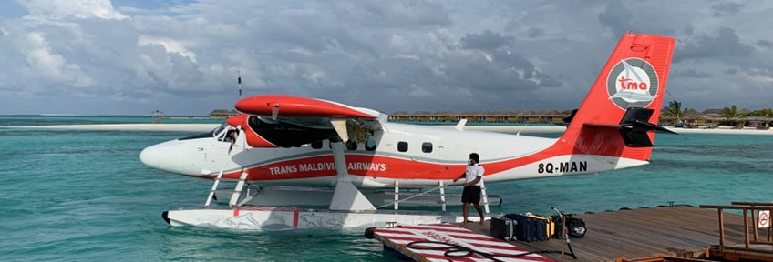 seaplane to the resort